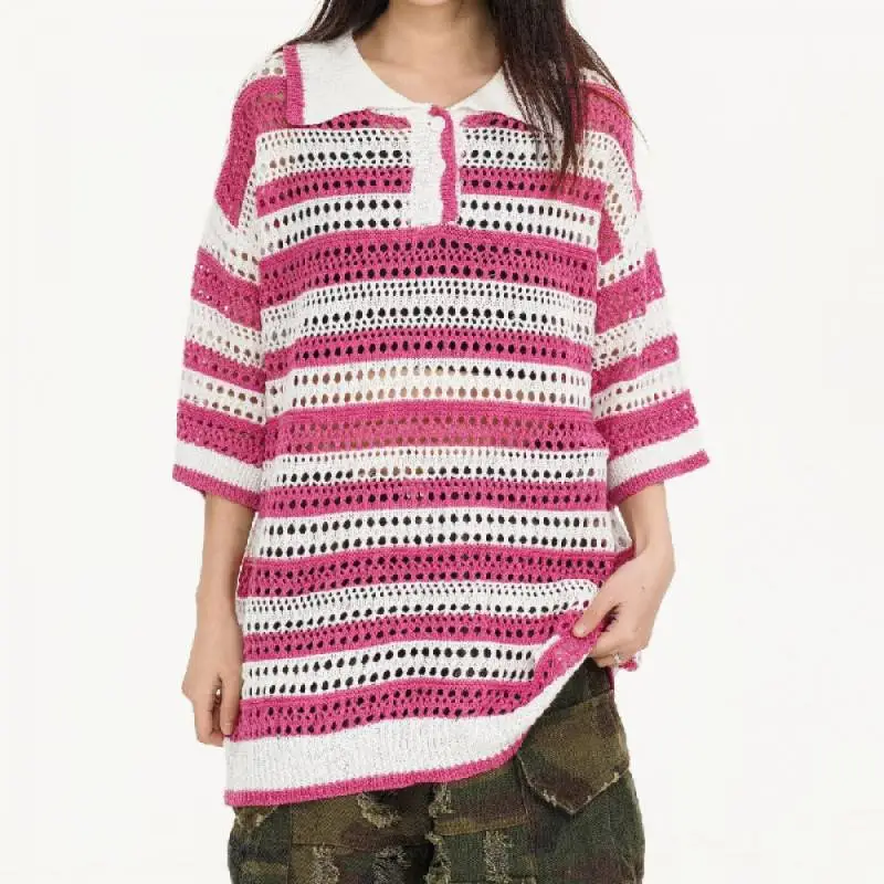 Casual Loose Polyester T-Shirt Unisex-3