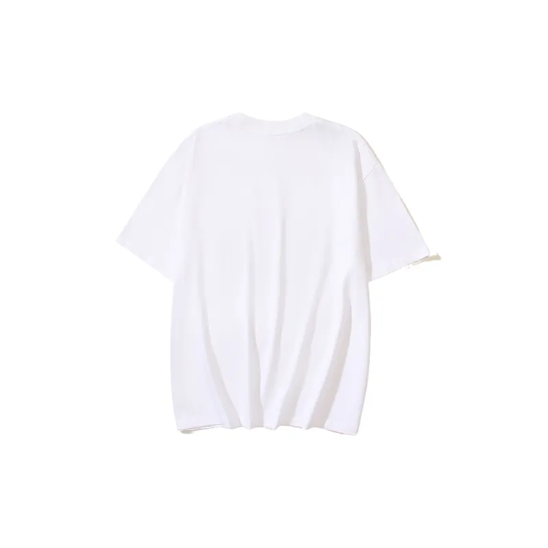 Casual Loose Cotton Blended Fabric T Shirt-1