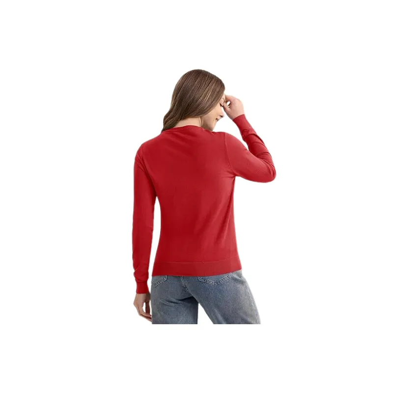 Casual Simple Acrylic Fibres Knitwear Women-1