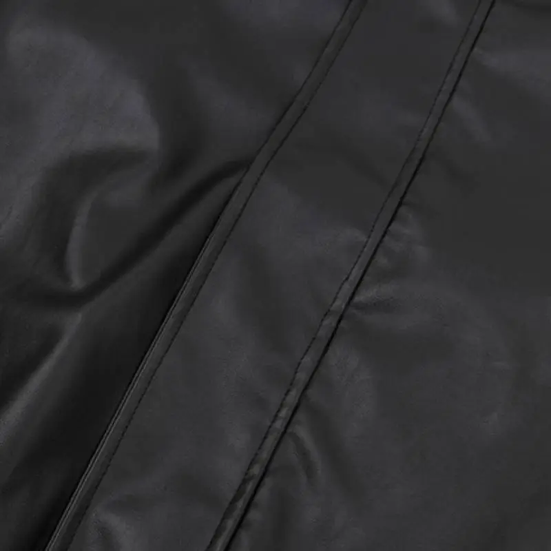 Street Loose PU Jacket-5