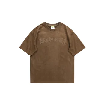 Retro Street Suede T Shirt