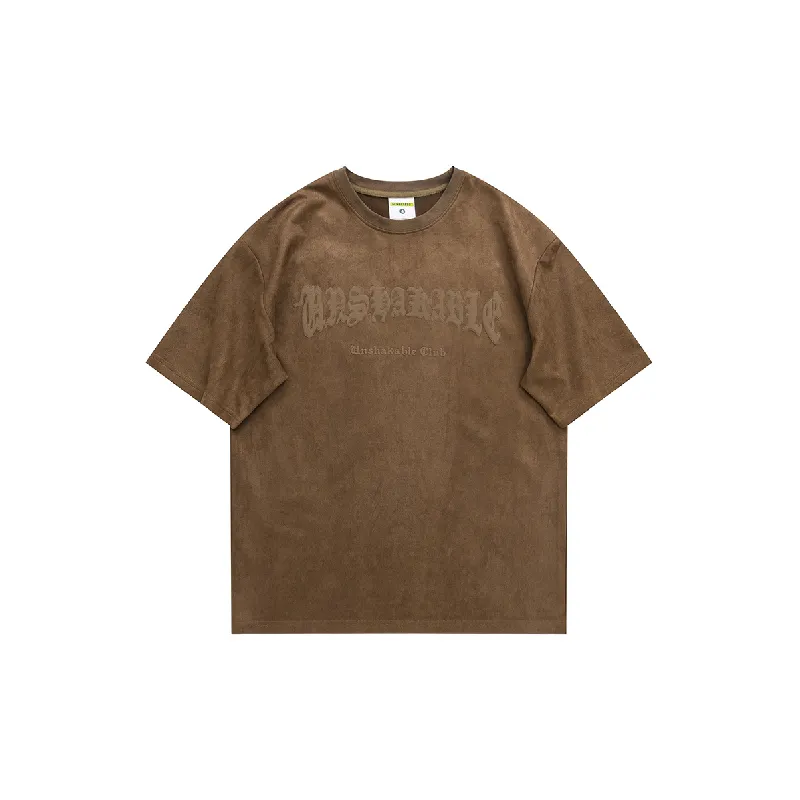 Retro Street Suede T Shirt-2