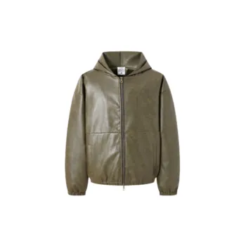 Retro Oversized Leather Jacket