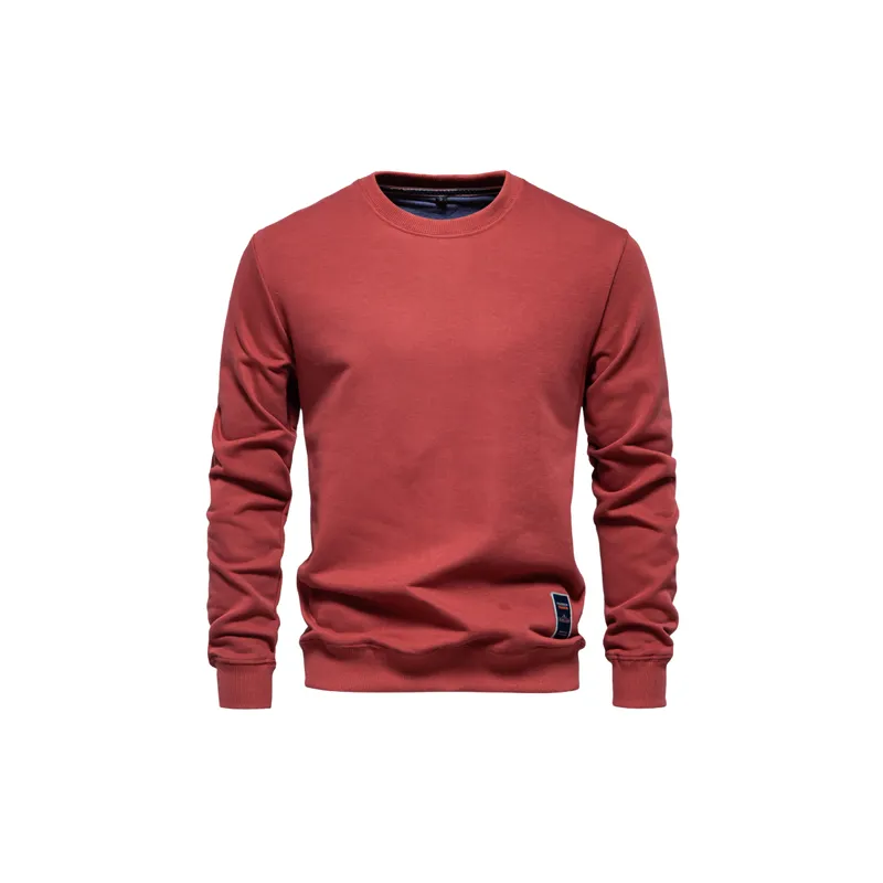 Plain Loose Sweatshirt-0