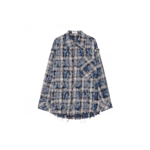 Retro Plaid Long Sleeve Shirt