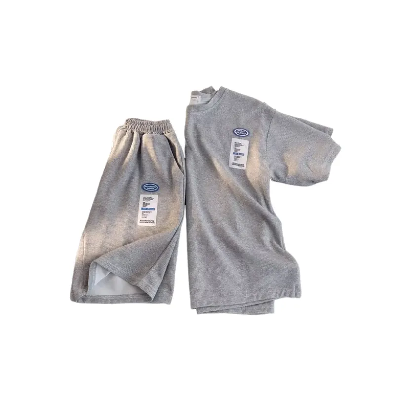 Simple Shirt And Trendy Short Set-1