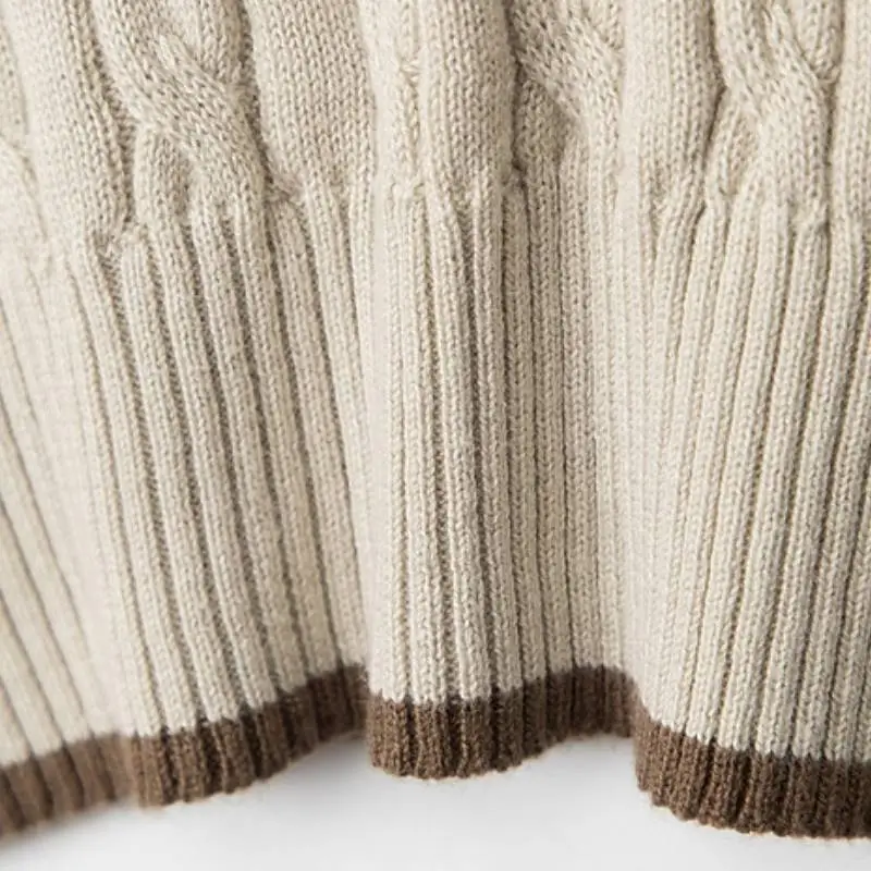 Retro Casual Sweater Women-5