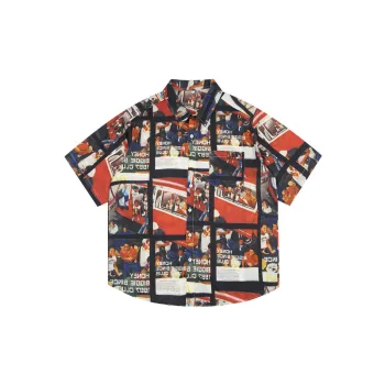 Hip Hop Loose Full Print Niche Shirt