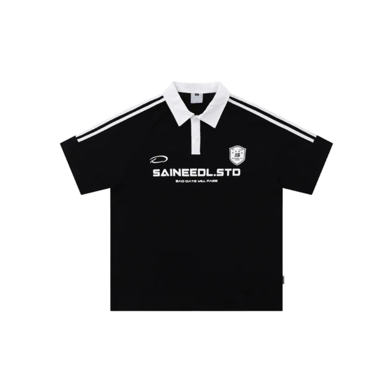 Trendy Retro Polo Shirt-0