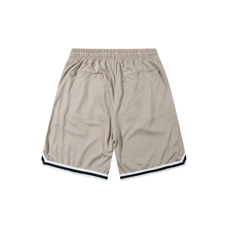 Embroidered Drawstring Shorts-5