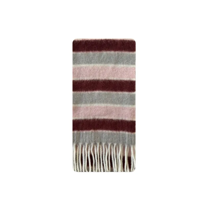 Elegant Fringe Knit Scarf-2