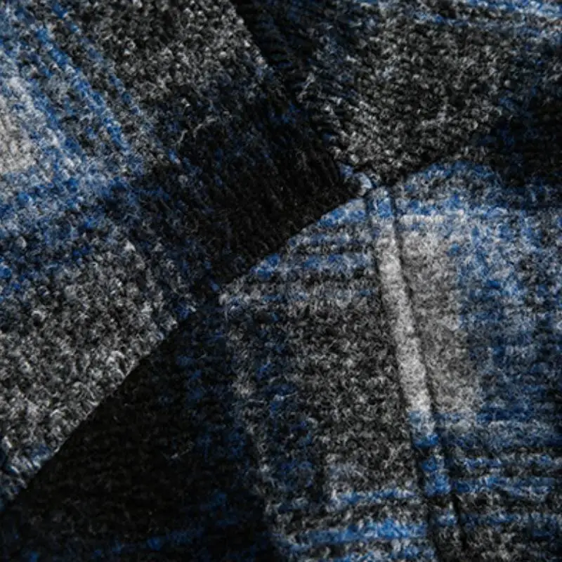 Retro Contrast Color Polyester Quilted Jacket-5