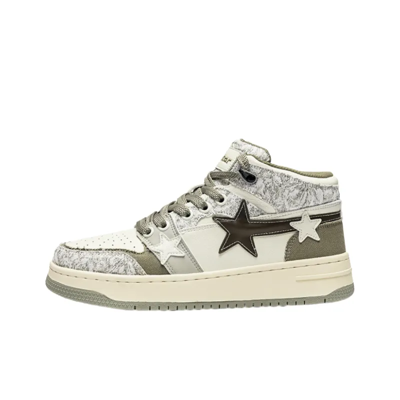 High Top Trendy Sneakers-3
