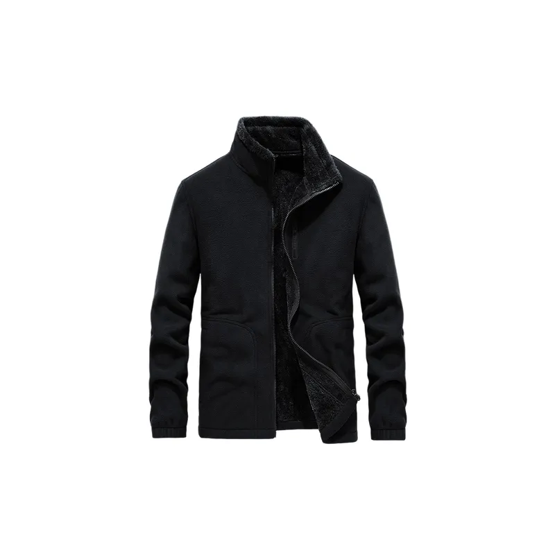 Casual Loose Blended Synthetic Fabrics Velvet Jacket-0