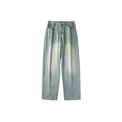 Retro Denim Loose Jeans
