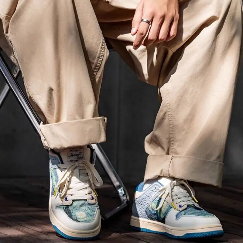 Sporty Casual Stylish Skateboarding Shoes-2