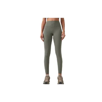 Simple Plain Cotton Blended Fabric Workout Pants Women
