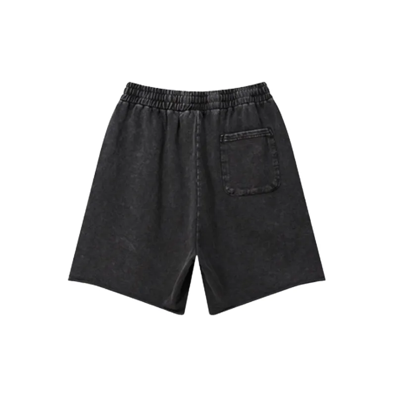 Fashionable Plain Cotton Casual Shorts-3
