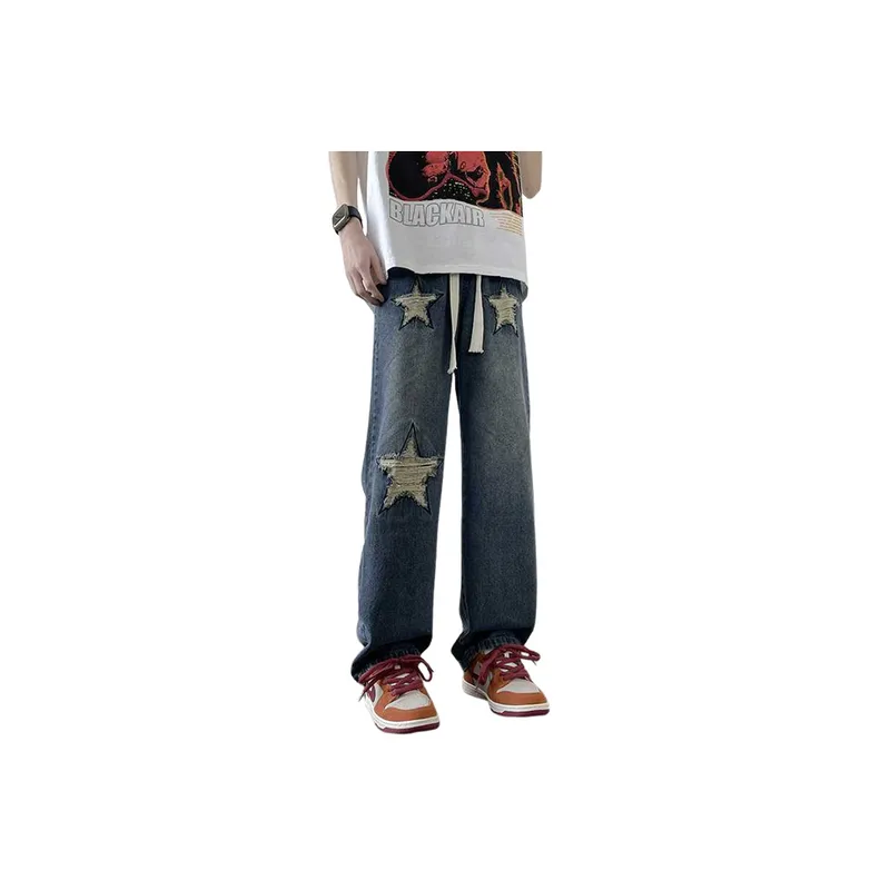 Trendy Loose Straight Washed Pants-0