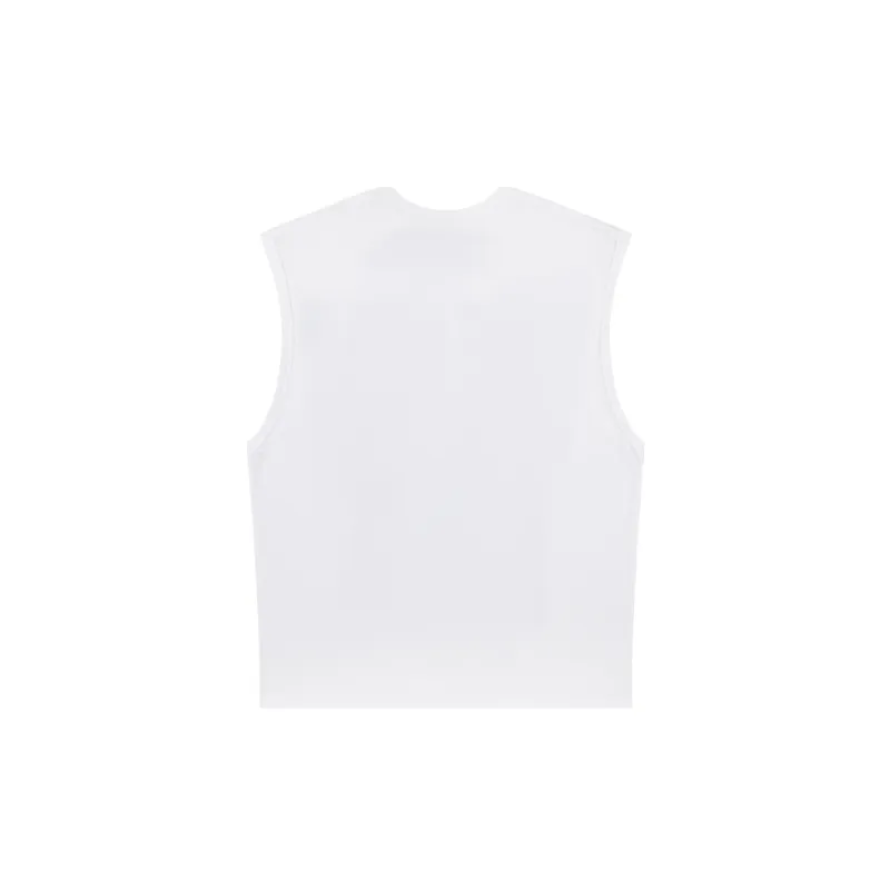 English Letters Printed Casual Strapless Undershirt-3
