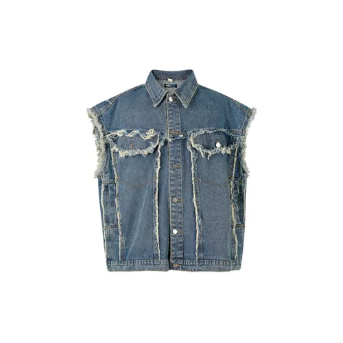 Retro Washed Short Work Vest