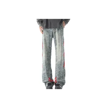 Simple Print Jeans