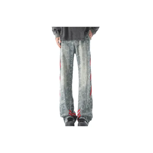 Simple Print Jeans