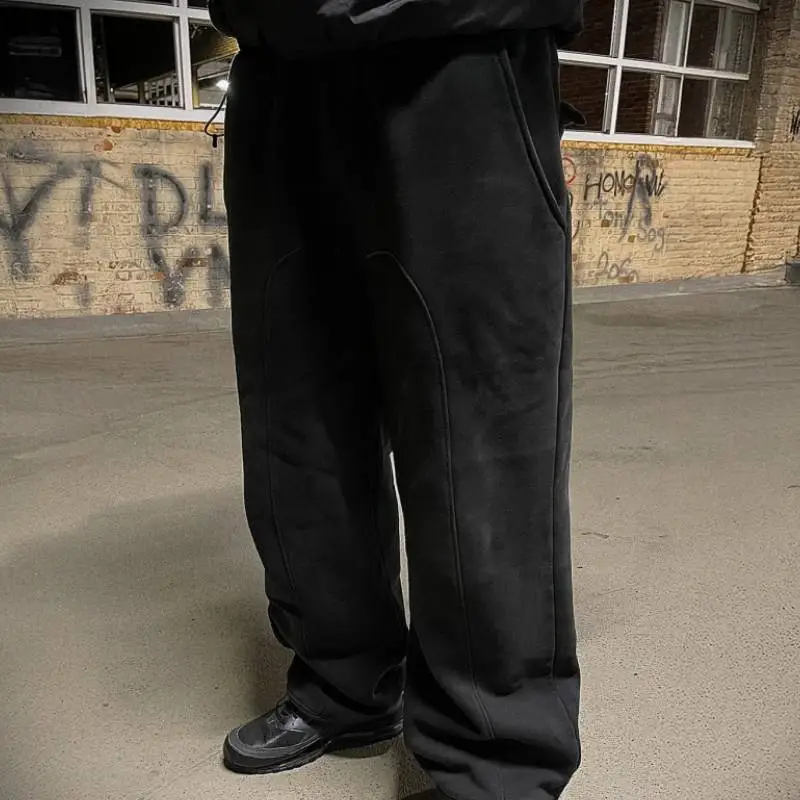 Fashionable Plain Casual Pants-5