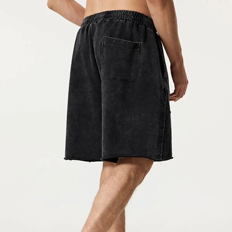 Fashionable Loose Cotton Sports Shorts-3