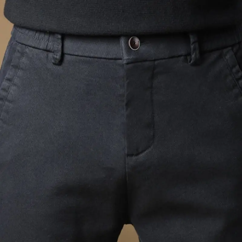 Fashion Business Cotton Suit Trousers-2