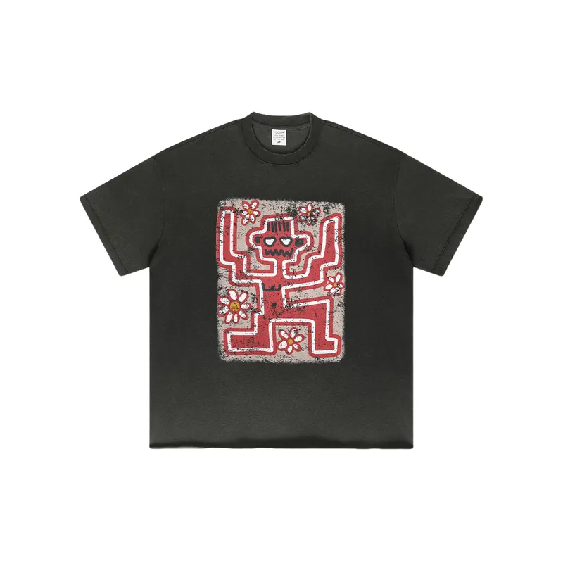 Basics Washed 100% Cotton T Shirt-0