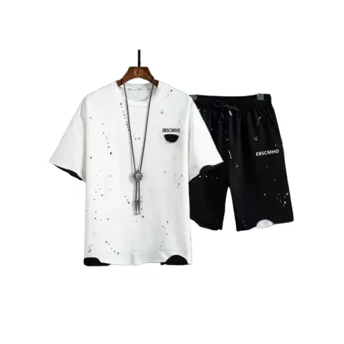 Plus Size Five-Point Shorts And T-Shirt Set