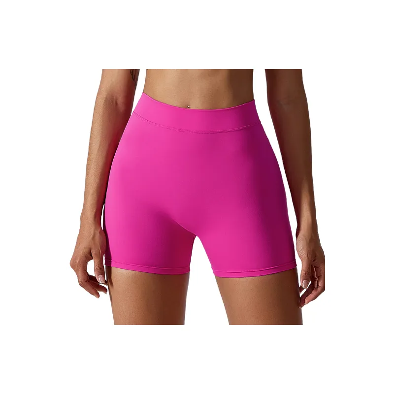 Casual Fashionable Nylon-Spandex Blend Sports Shorts Women