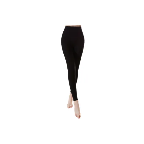 Plain Warming Thermal look Pants Women