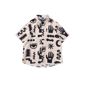 Creative Printed Retro Shirt