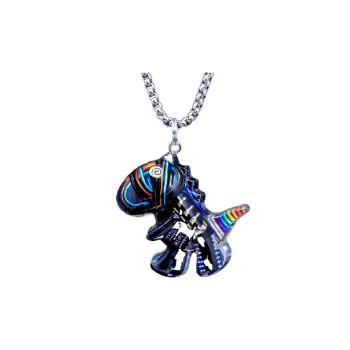 Cyberpunk Dinosaur shaped Necklace