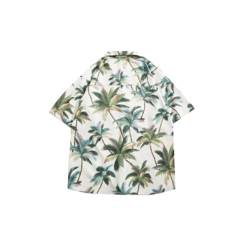 Casual Loose Four Way Stretch Fabric Shirt-1