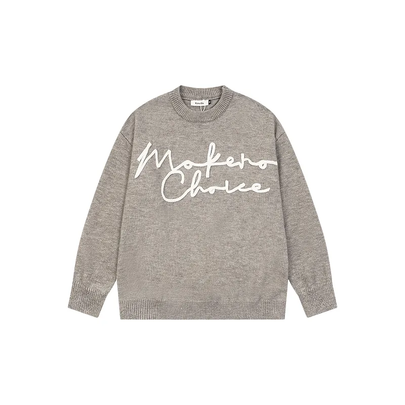 Casual Sporty Cotton Blended Fabric Sweater-4