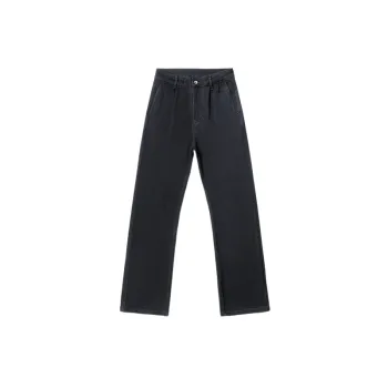 Simple Loose Cotton Blended Fabric Casual Pants