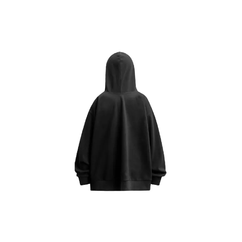 Retro Fashionable Loose Composite Fleece Fabric Sweatshirt-3