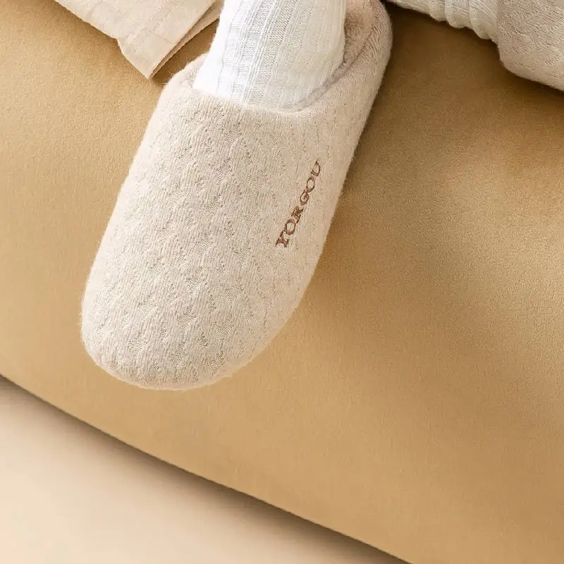 Retro Raw Hem Slippers-4