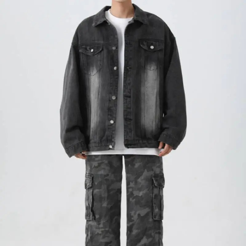 Fashion Graffiti Retro Denim Jacket-5