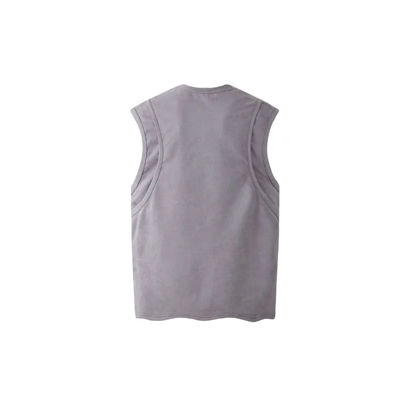 Casual Loose Cotton Vest-1