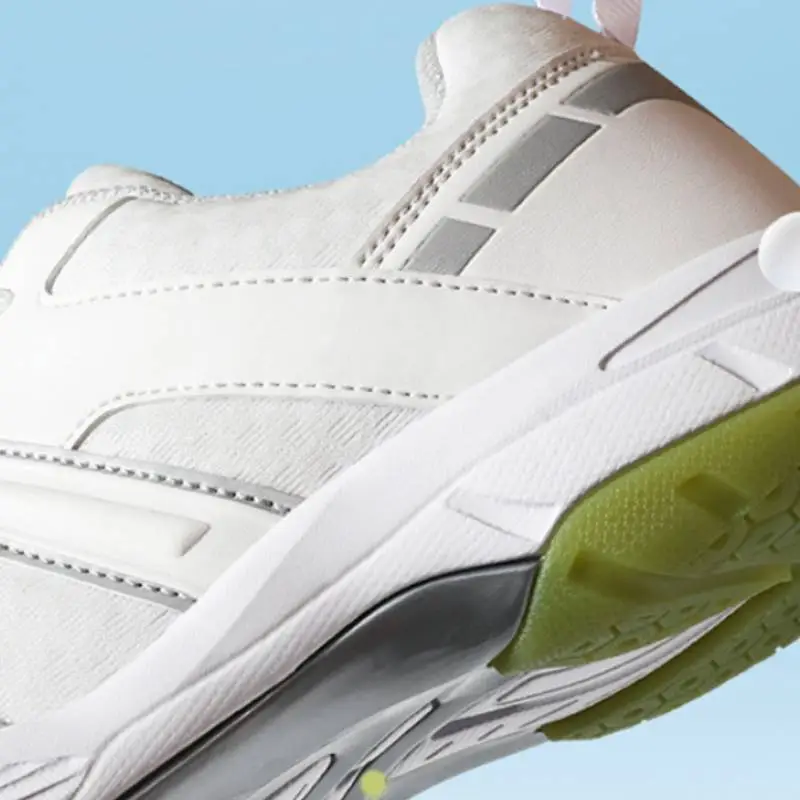 Sporty Striped Badminton Shoes-10