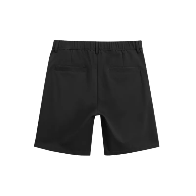 Business Simple Polyester Casual Shorts-7