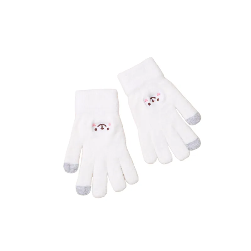 Casual Simple Knit Gloves-0