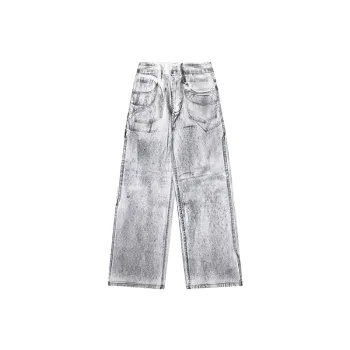 High Street Old Tie Dye Niche Design Jeans