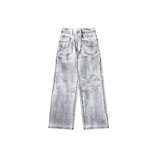 High Street Old Tie Dye Niche Design Jeans
