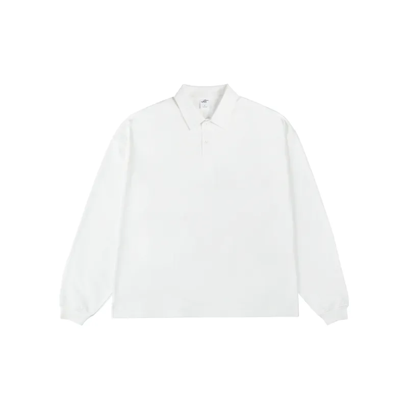 Loose Lapel Long Sleeve T shirt-2