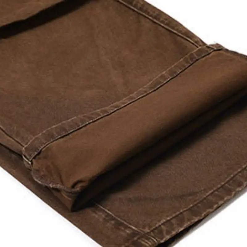 Basics Plain Cotton Cargo Pants-6